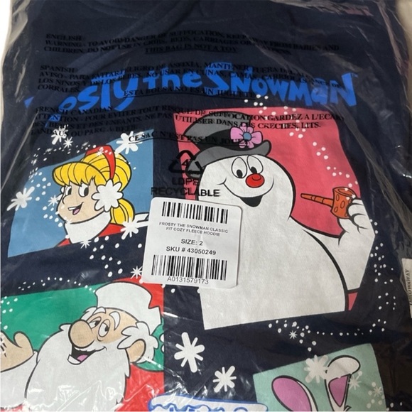 Frosty the Snowman Classic Fit Cozy Fleece Hoodie - Picture 6 of 6